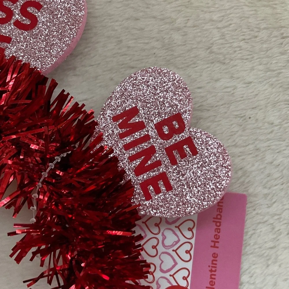 Red and Pink Heart Headband